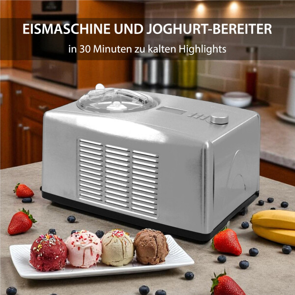 1,5 l Eismaschine mit Kompressor Helado