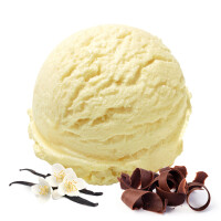 Vanille Stracciatella Veganes Eis Pulver Zucker-, laktosefrei 1 kg